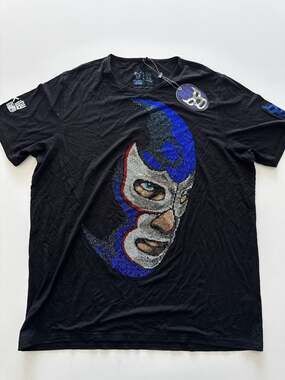 Ay Guey! Blue Demon Jr T-Shirt Mens XL Limited Edition